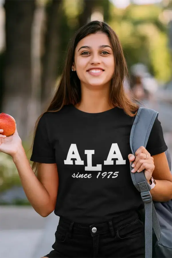 Adana Anadolu Lisesi Siyah Sıfır Yaka Okul Tişörtü