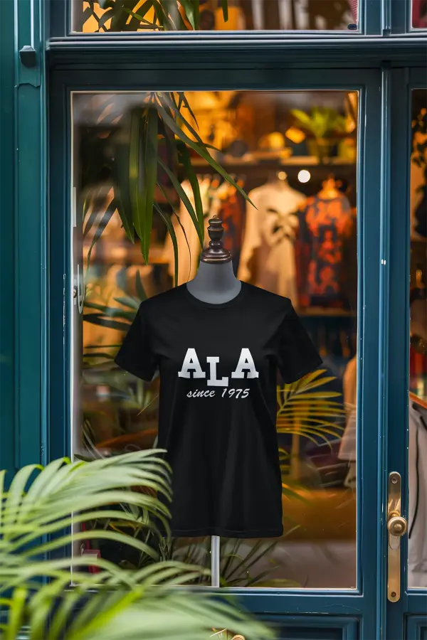 Adana Anadolu Lisesi Siyah Sıfır Yaka Okul Tişörtü