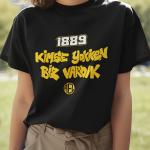 Adana Erkek Lisesi Siyah Tişört – "Kimse Yokken Biz Vardık" 1889 Tasarımı