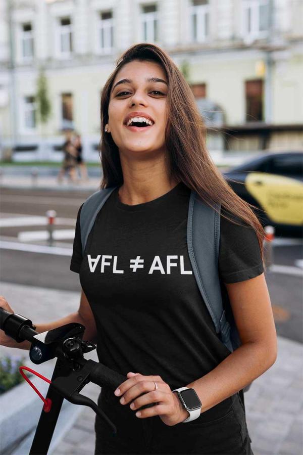 Adana Fen Lisesi Siyah Sıfır Yaka Tişört