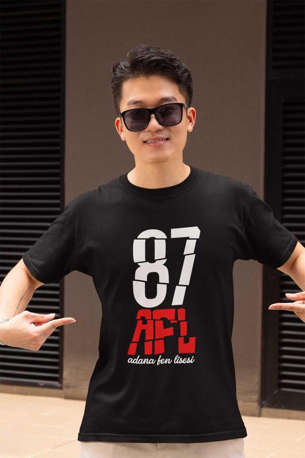Adana Fen Lisesi 87 AFL Siyah Tişört