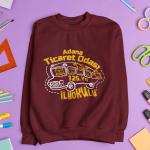 Adana Ticaret Odası İlkokulu 125. Yıl Bordo Sweatshirt