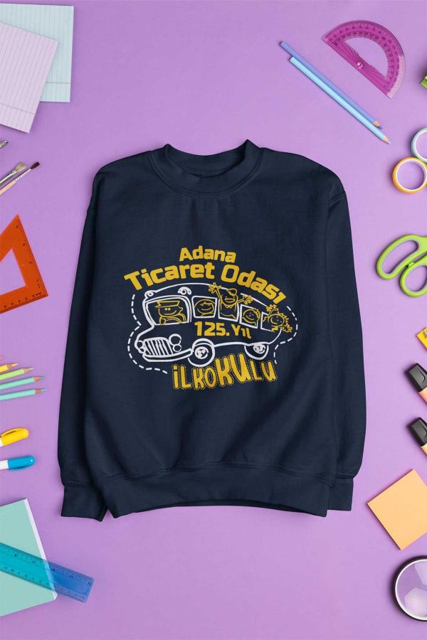 Adana Ticaret Odası İlkokulu 125. Yıl Lacivert Sweatshirt