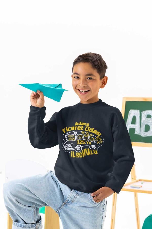 Adana Ticaret Odası İlkokulu 125. Yıl Lacivert Sweatshirt