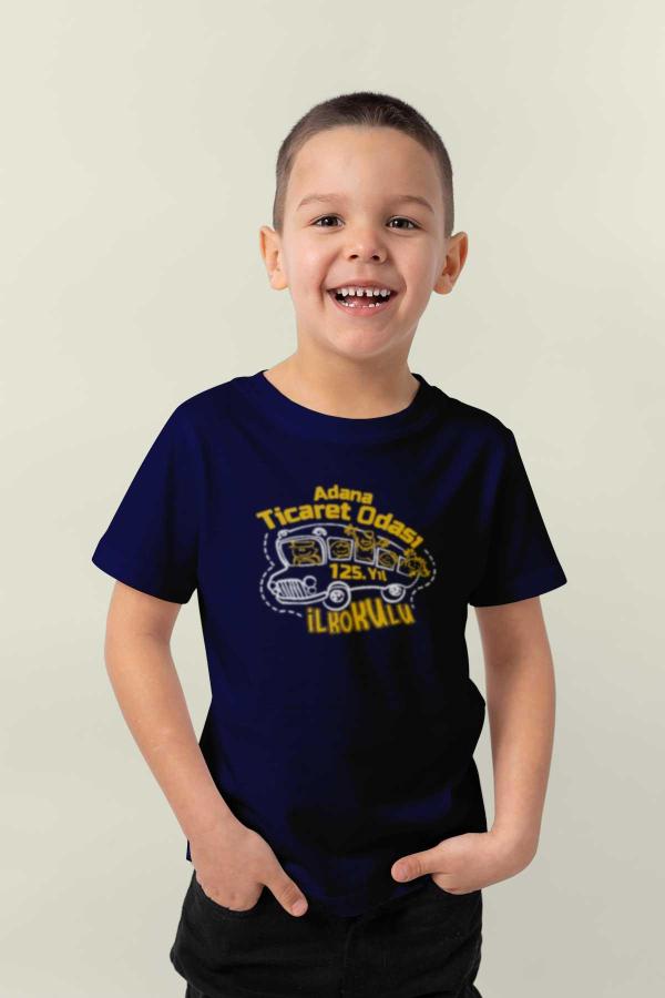 Adana Ticaret Odası İlkokulu 125. Yıl Lacivert Tişörtü