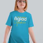 Agiad Ortaokulu Turkuaz Tişört