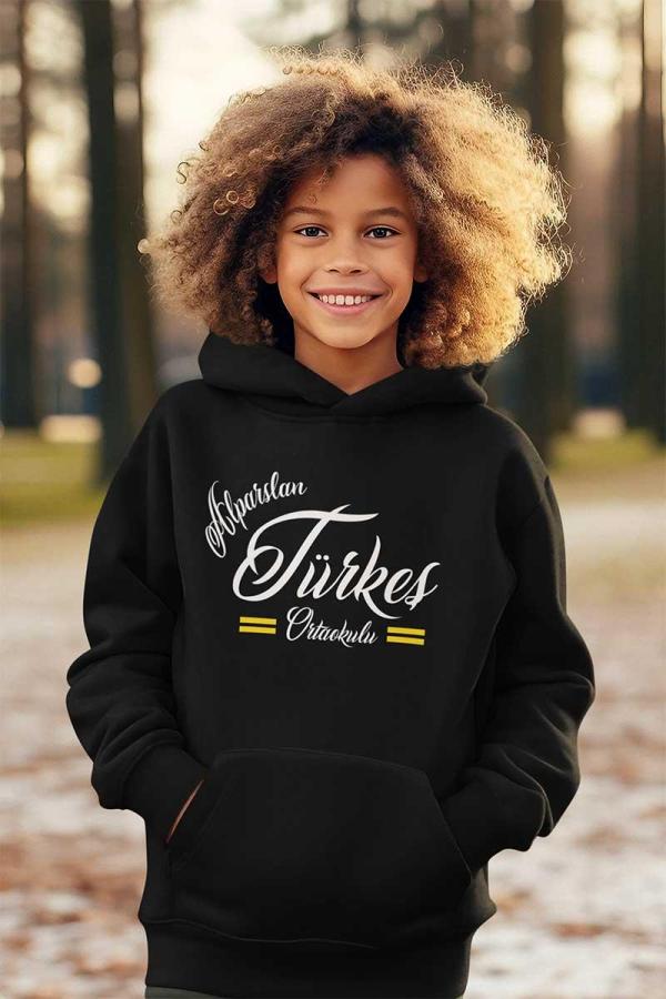 Alparslan Türkeş Ortaokulu Kapüşonlu Sweatshirt