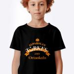 Alparslan Türkeş Ortaokulu Siyah Pamuk Okul Tişörtü