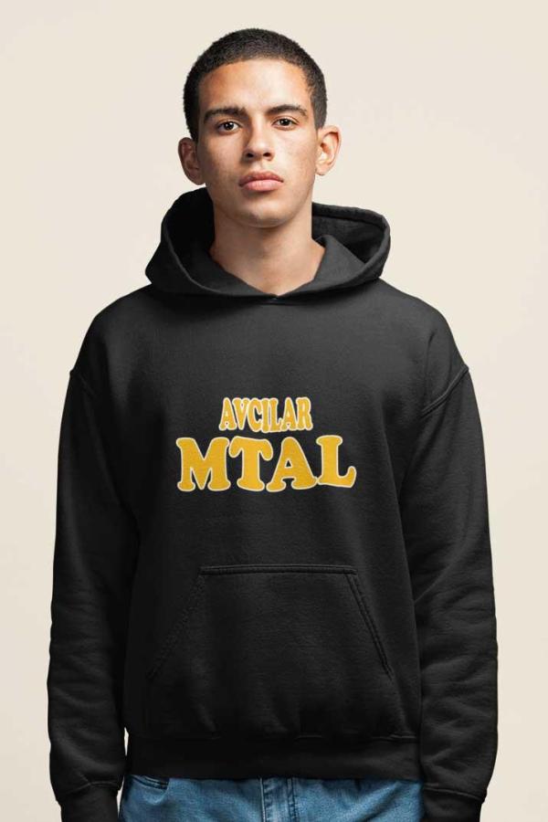 Avcılar MTAL Siyah Kapüşonlu Sweatshirt