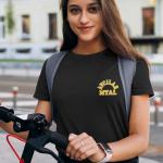 Avcılar MTAL Siyah Sıfır Yaka Tişört