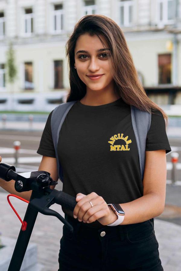 Avcılar MTAL Siyah Sıfır Yaka Tişört