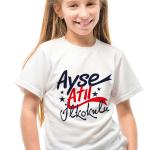 Ayşe Atıl İlkokulu Beyaz Tişört
