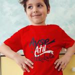 Ayşe Atıl İlkokulu Kırmızı Tişört