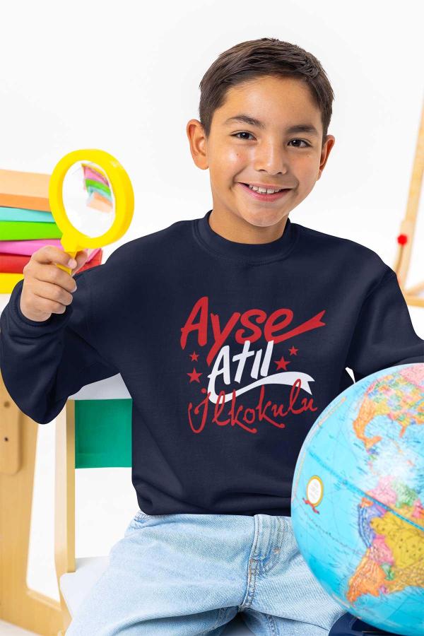 Ayşe Atıl İlkokulu Lacivert Sweatshirt