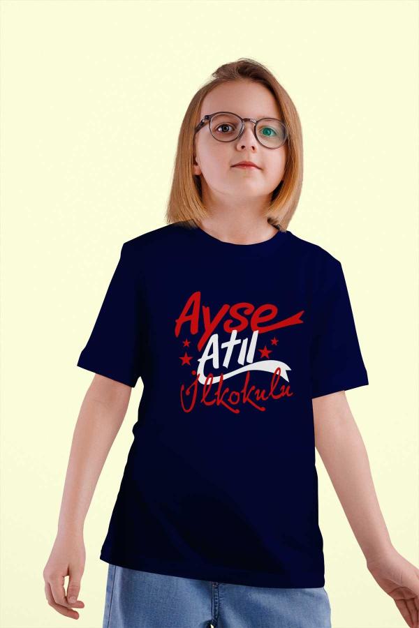 Ayşe Atıl İlkokulu Lacivert Tişört