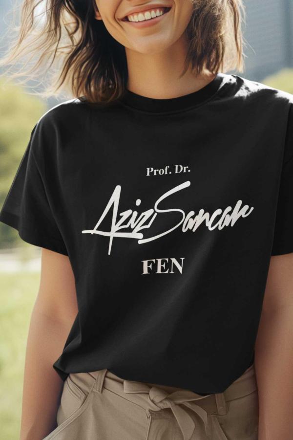 Prof. Dr.Aziz Sancar Fen Lisesi Siyah Tişört