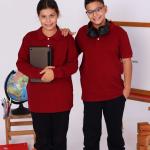 Bordo Renkli Çocuk Polo Yaka Kısa Kollu Tişört