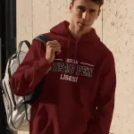 Bursa Tofaş Fen Lisesi Bordo Kapüşonlu Sweatshirt
