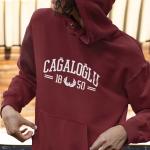 Cağaloğlu Anadolu Lisesi Bordo Kapşonlu Sweatshirt – 1850 Koleksiyon