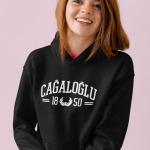 Çağaloğlu Anadolu Lisesi Siyah Kapşonlu Sweatshirt – 1850 Koleksiyon