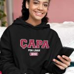 Çapa Fen Lisesi Siyah Kapşonlu Sweatshirt – 1848 Koleksiyon