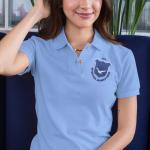 Heybeliada Anadolu Lisesi Pastel Mavi Polo Yaka Tişört