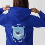 Heybeliada Anadolu Lisesi Saks Mavi Kapüşonlu Sweatshirt
