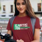 İlhan Atış Anadolu Lisesi Bordo Tişört – Sıfır Yaka ve Tipografik Tasarım