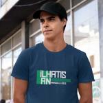 İlhan Atış Anadolu Lisesi Tişört – Indigo Mavi - Sıfır Yaka