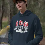 İsmail Sefa Özler Anadolu Lisesi Lacivert Kapüşonlu Sweatshirt