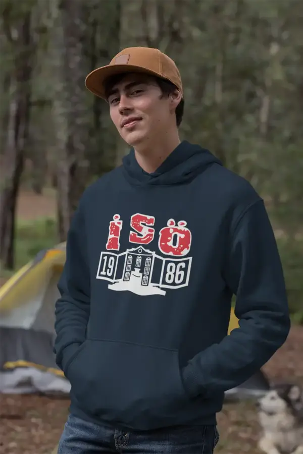 İsmail Sefa Özler Anadolu Lisesi Lacivert Kapüşonlu Sweatshirt