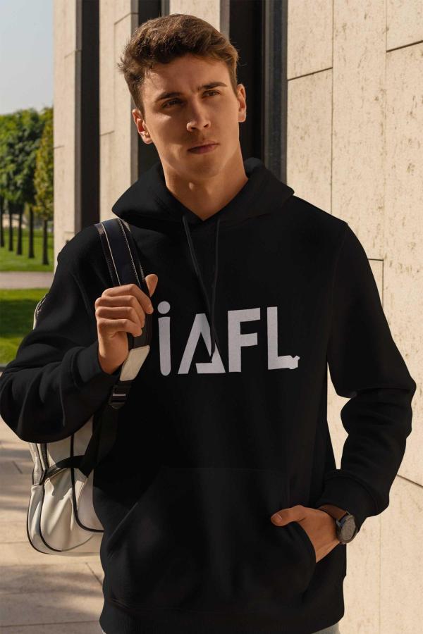 İstanbul Atatürk Fen Lisesi Siyah Kapşonlu Sweatshirt