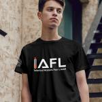 İstanbul Atatürk Fen Lisesi Siyah Tişört – IAFL Logolu, Unisex, %100 Pamuk