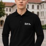 İzmir Fen Lisesi Siyah Polo Yaka Uzun Kollu Tişört