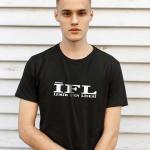 İzmir Fen Lisesi Tişört – Siyah, Unisex, Sıfır Yaka Tasarım (İFL)