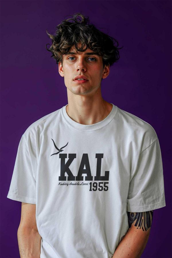 Kadıköy Anadolu Lisesi Beyaz Tişört – KAL 1955 Özel Tasarım