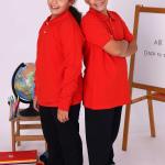 Kırmızı Çocuk Polo Yaka Kısa Kollu Tişört - Okul Forması