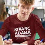 Kıvanç Adana Anadolu İmam Hatip Lisesi Bordo Uzun Kollu Tişört – Proje Okul Tasarımı