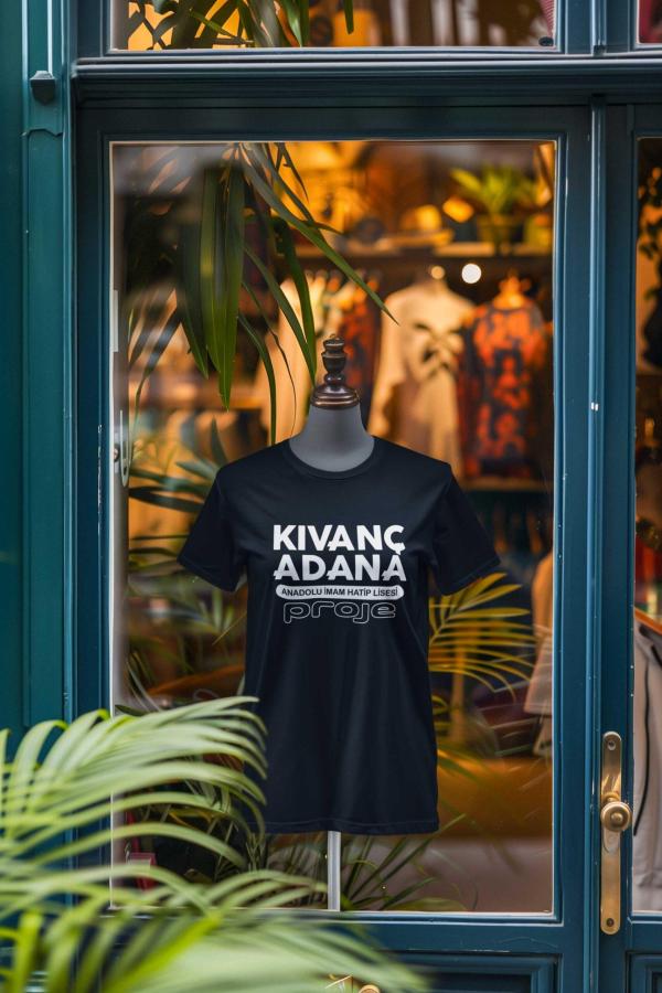 Kıvanç Adana Anadolu İmam Hatip Lisesi Lacivert Tişört – Proje Okul Tasarımı