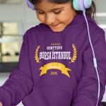 Kurttepe Borsa İstanbul İlkokulu Mor Kapüşonlu Sweatshirt
