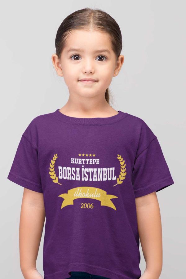 Kurttepe Borsa İstanbul İlkokulu Mor Tişört – 2006