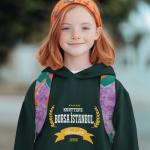 Kurttepe Borsa İstanbul İlkokulu Nefis Yeşili Kapüşonlu Sweatshirt – 2006