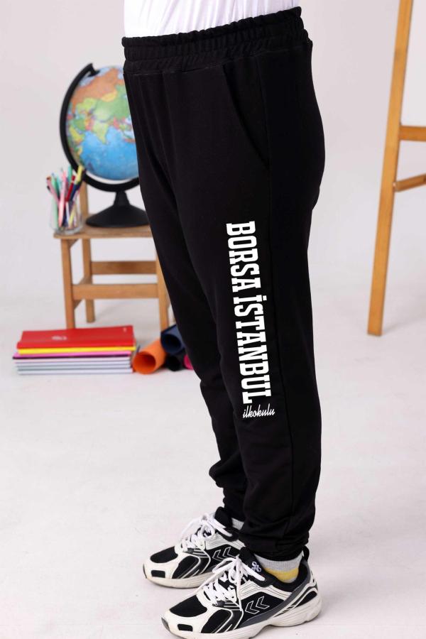 Kurttepe Borsa İstanbul İlkokulu Siyah Eşofman Altı