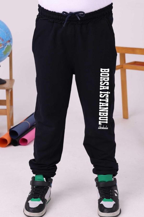 Kurttepe Borsa İstanbul İlkokulu Siyah Eşofman Altı