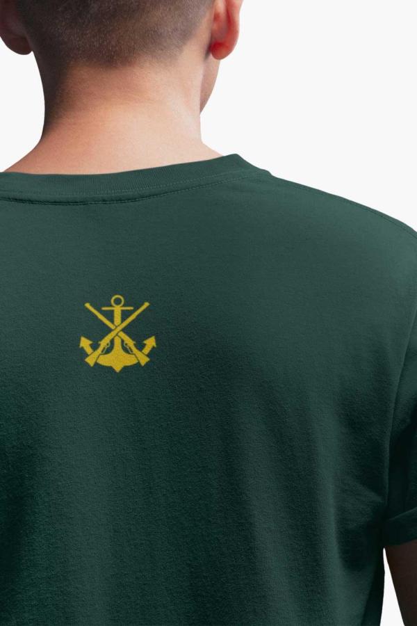 Navy Timsah Denizci Yeşil Tişört