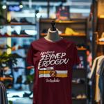 Öğretmen Zeynep Erdoğdu Ortaokulu Bordo Tişört