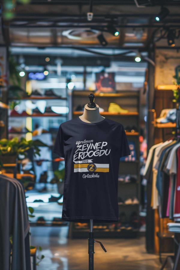 Öğretmen Zeynep Erdoğdu Ortaokulu Lacivert Tişört