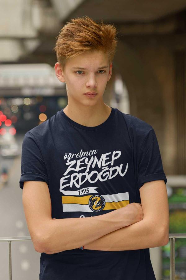 Öğretmen Zeynep Erdoğdu Ortaokulu Lacivert Tişört