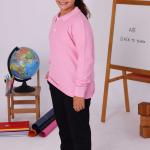 Pembe Çocuk Polo Yaka Uzun Kollu Tişört – Okul Kıyafetleri