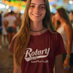 Seyhan Rotary Anadolu Lisesi Bordo Tişört